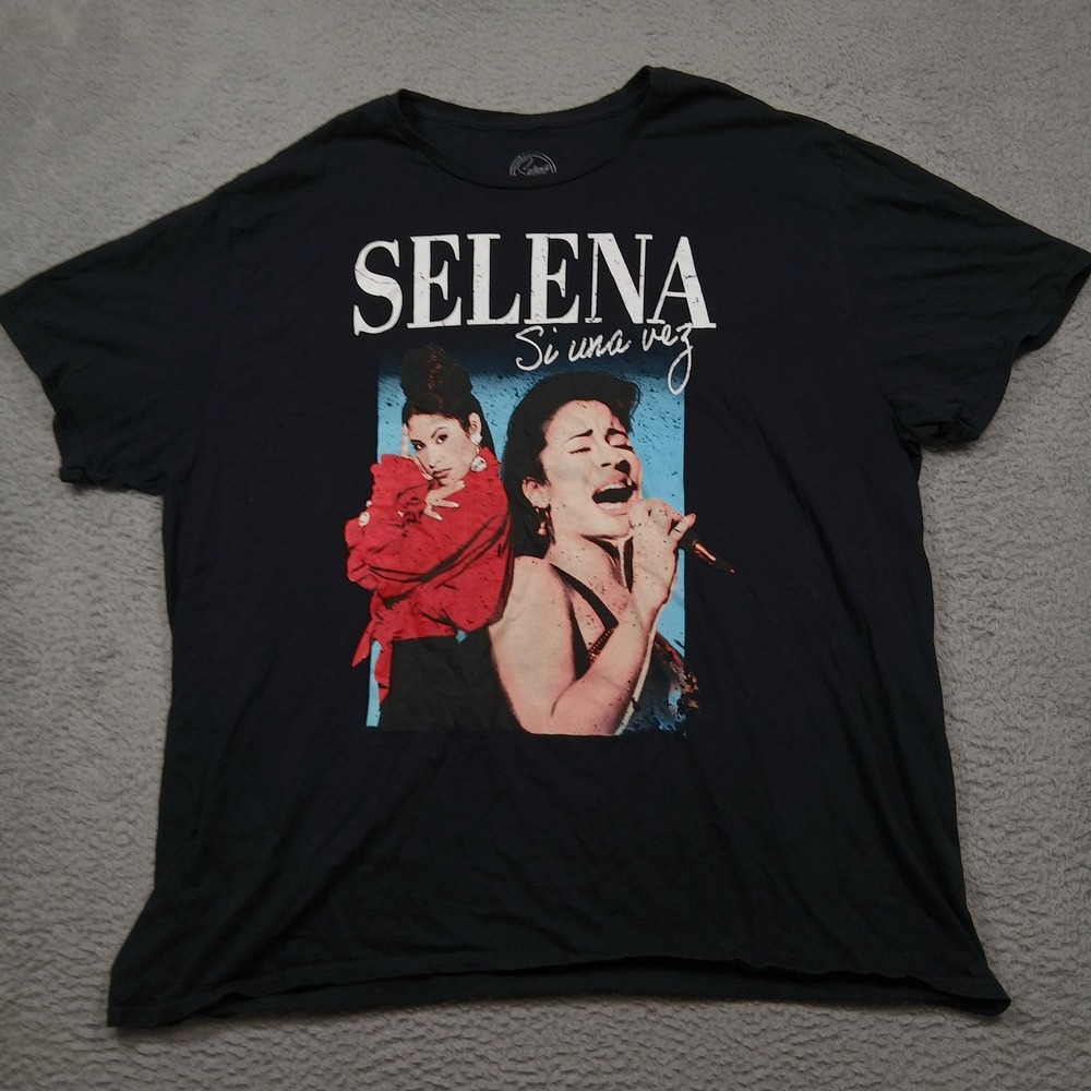 Selena‎ Shirt Mens 3XL Si Una Vez 2021 Concert Tour Latin Music Band Tee